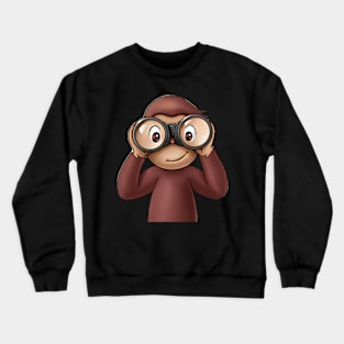 Curious George Detect 2 Crewneck Sweatshirt